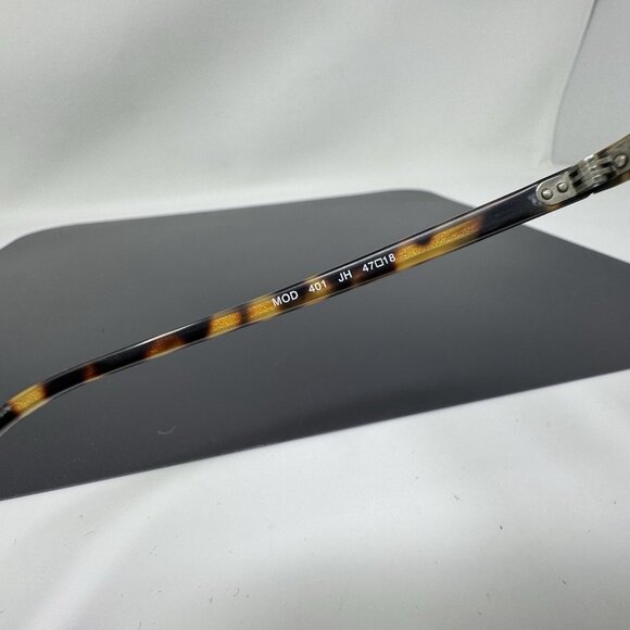 Authentic Anglo American Optical MOD401 DCM 47 [] 18 Tortoise EyeGlasses England - Picture 12 of 16